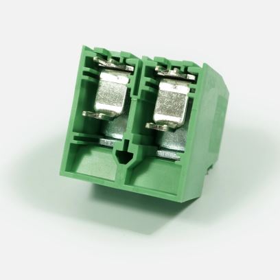 PCB螺杆式端子座(XY129V-B) 5.0mm/5.08mm绿色连接器座