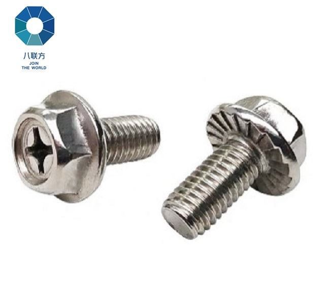 DIN6921-PhillpsxFlange螺旋-不锈钢304