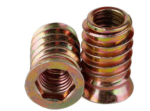 碳铁黄津M6家具插入Nut