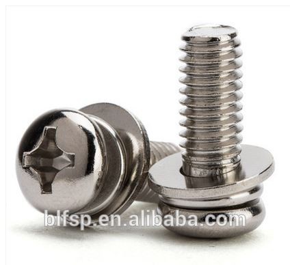 Aloy钢板图案泛头Sems螺丝