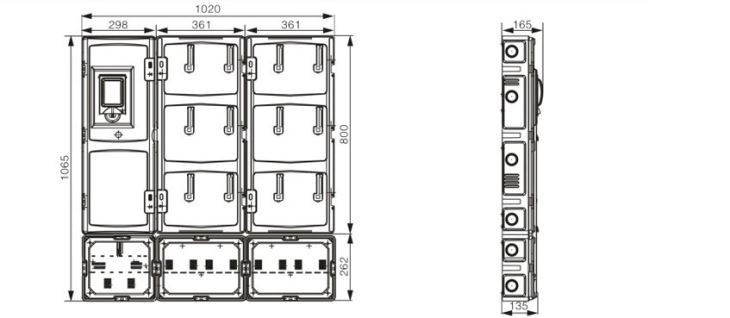 IP43高品质分发盒